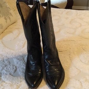 Justin Western Black Boots